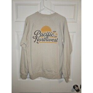 The Great PNW Sweatshirt Womens Size XL Beige Tan Pacific Northwest Long Sleeve